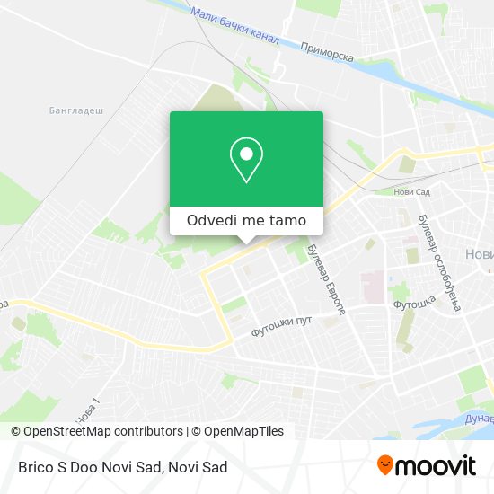 Brico S Doo Novi Sad mapa