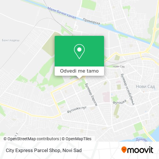 City Express Parcel Shop mapa