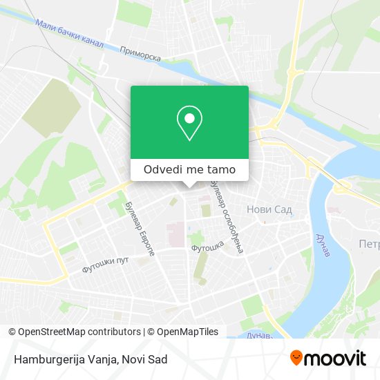 Hamburgerija Vanja mapa