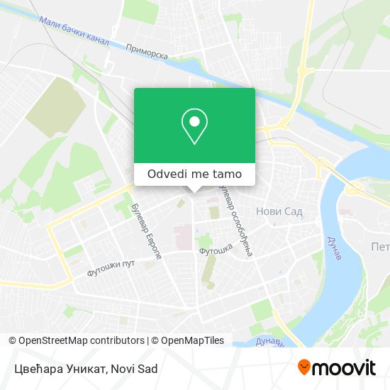 Цвећара Уникат mapa