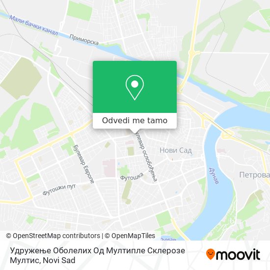 Удружење Оболелих Од Мултипле Склерозе Мултис mapa