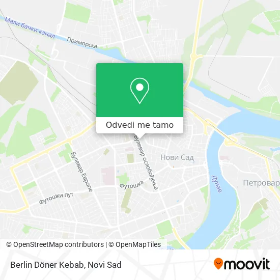 Berlin Döner Kebab mapa