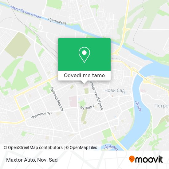 Maxtor Auto mapa