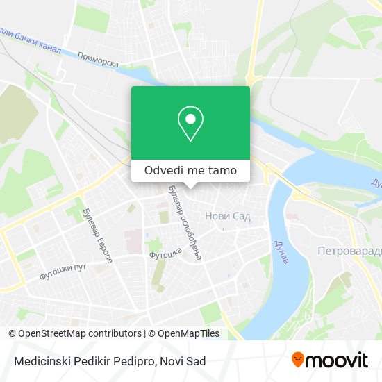 Medicinski Pedikir Pedipro mapa