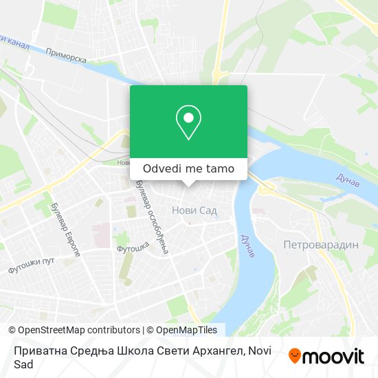 Приватна Средња Школа Свети Архангел mapa