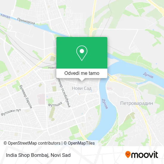 India Shop Bombaj mapa