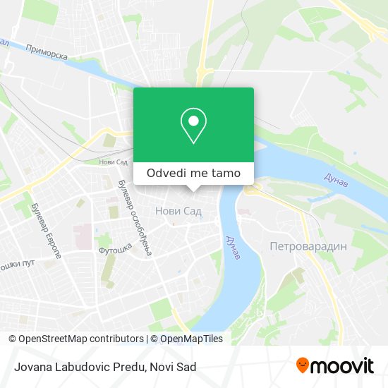 Jovana Labudovic Predu mapa