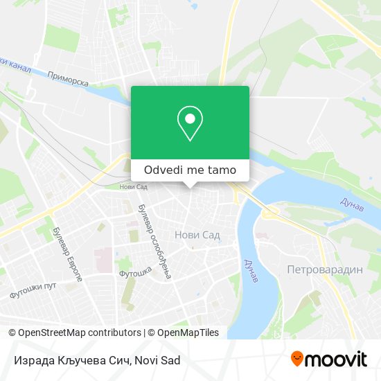 Израда Кључева Сич mapa