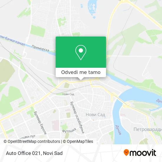 Auto Office 021 mapa