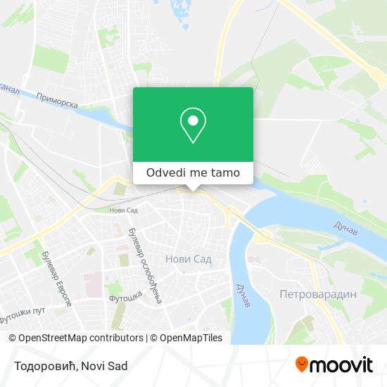 Тодоровић mapa