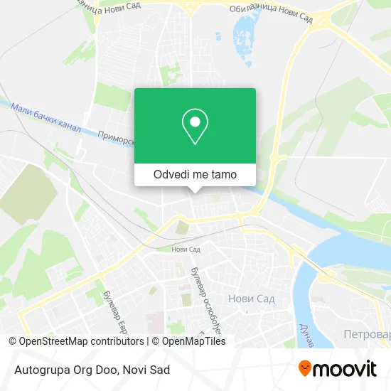 Autogrupa Org Doo mapa