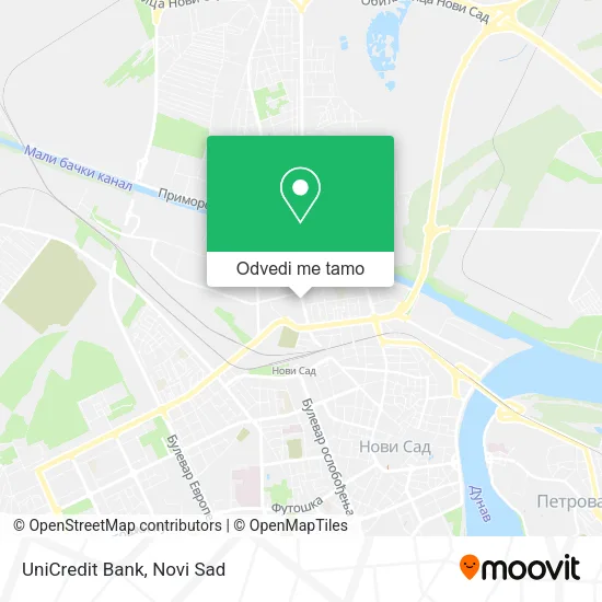 UniCredit Bank mapa
