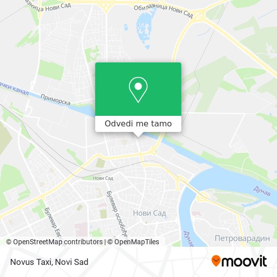 Novus Taxi mapa