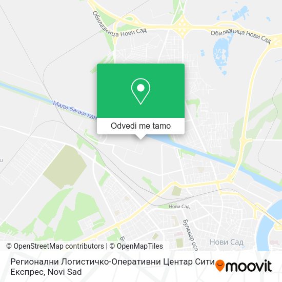 Регионални Логистичко-Оперативни Центар Сити Експрес mapa