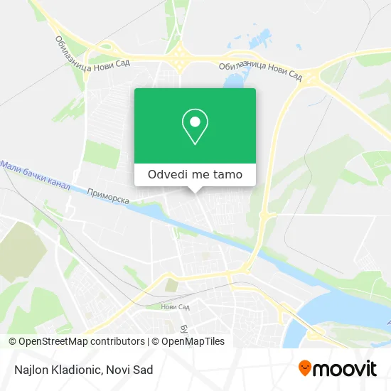 Najlon Kladionic mapa