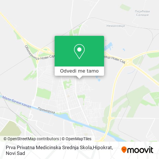 Prva Privatna Medicinska Srednja Skola,Hipokrat mapa