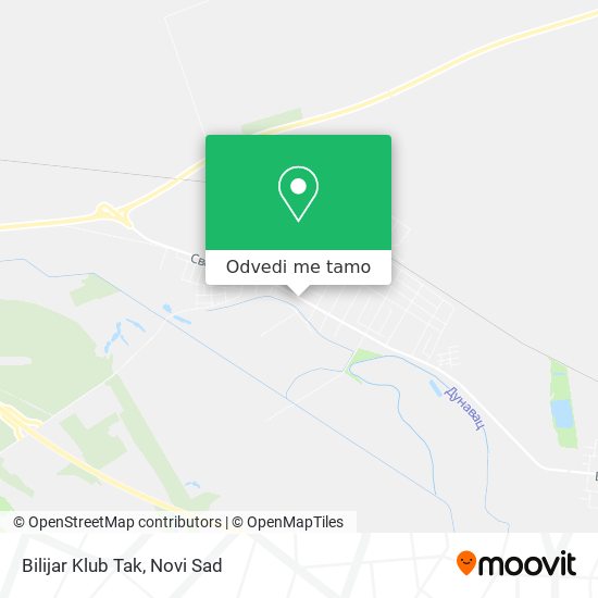 Bilijar Klub Tak mapa