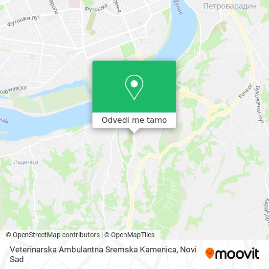 Veterinarska Ambulantna Sremska Kamenica mapa