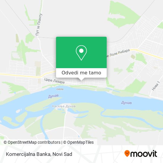 Komercijalna Banka mapa