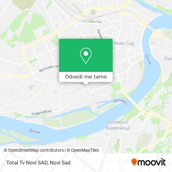 Total Tv Novi SAD mapa