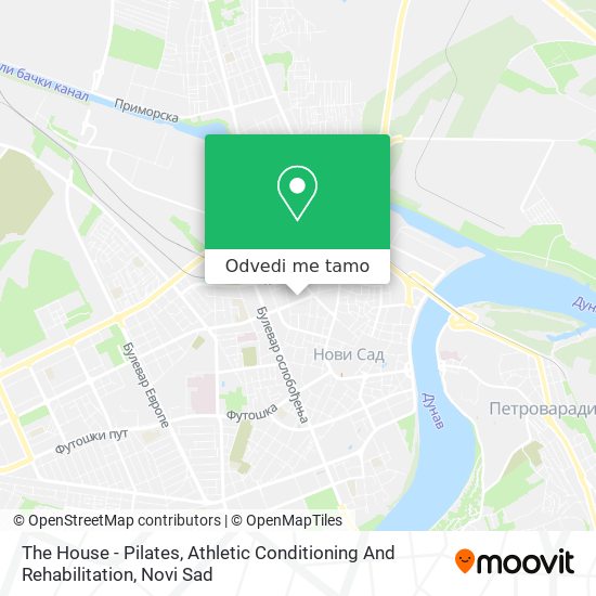 The House - Pilates, Athletic Conditioning And Rehabilitation mapa