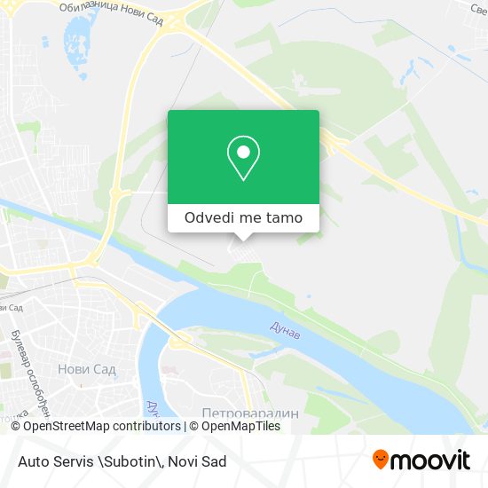 Auto Servis \Subotin\ mapa