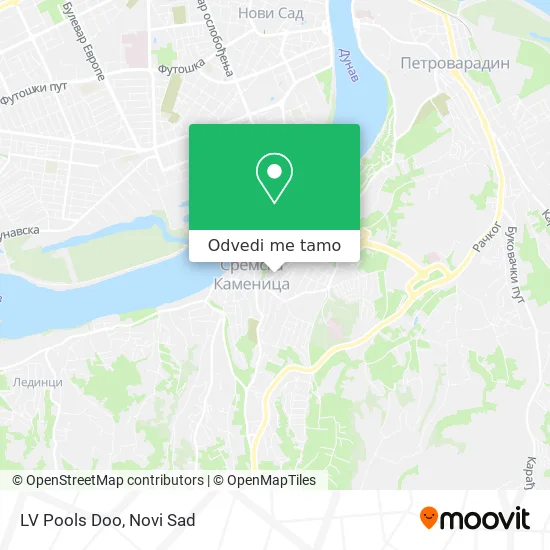 LV Pools Doo mapa