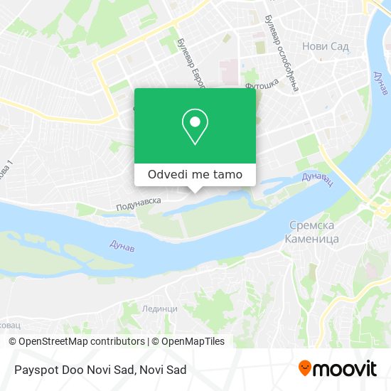 Payspot Doo Novi Sad mapa