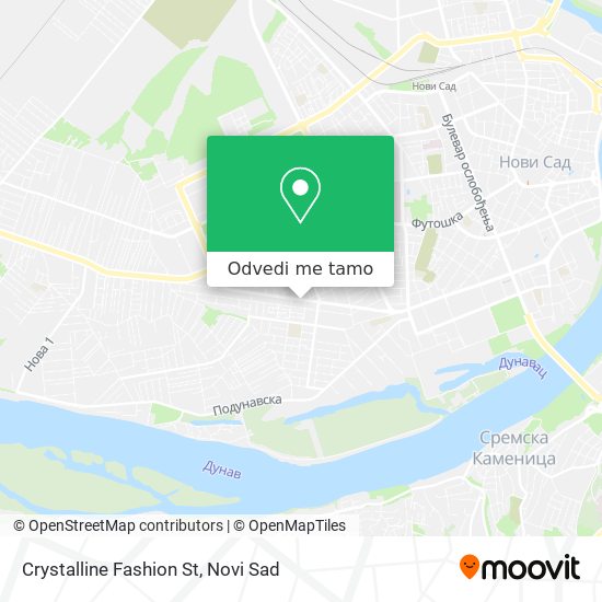 Crystalline Fashion St mapa