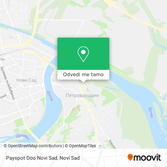 Payspot Doo Novi Sad mapa