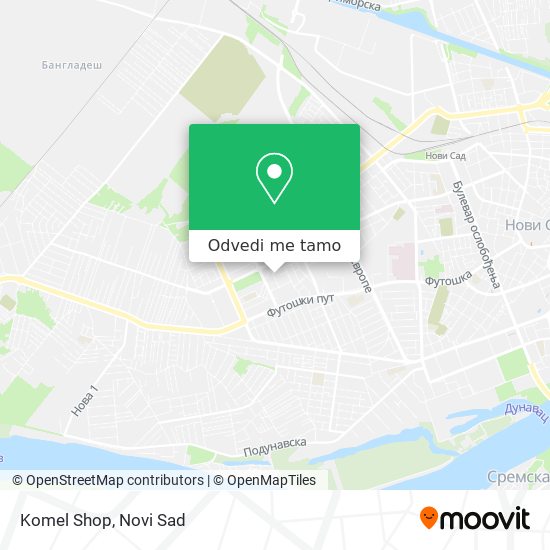 Komel Shop mapa