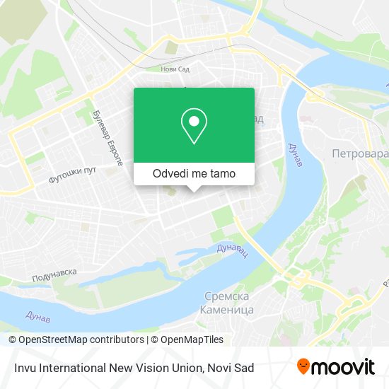 Invu International New Vision Union mapa