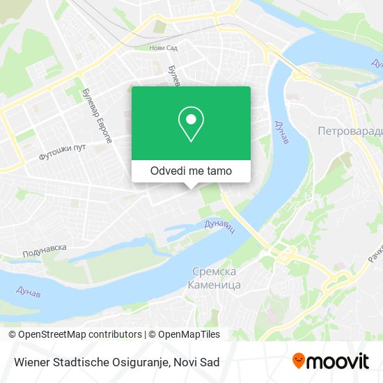 Wiener Stadtische Osiguranje mapa