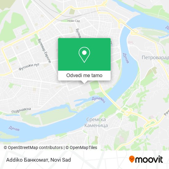 Addiko Банкомат mapa