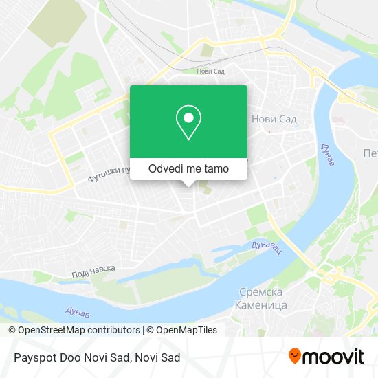 Payspot Doo Novi Sad mapa