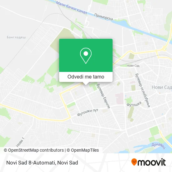 Novi Sad 8-Automati mapa