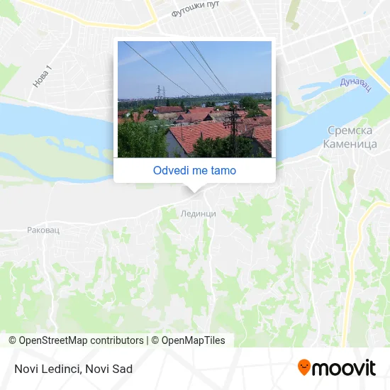 Novi Ledinci mapa