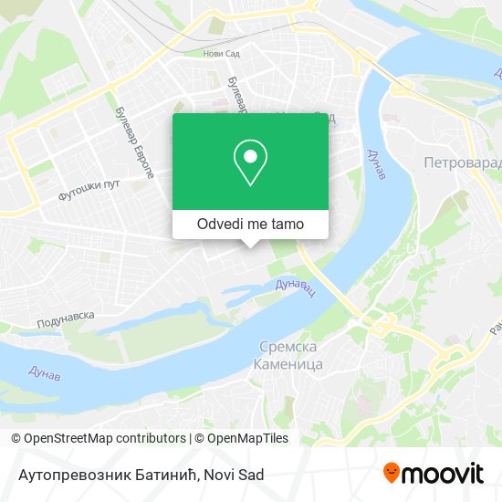 Аутопревозник Батинић mapa