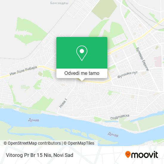Vitorog Pr Br 15 Nis mapa