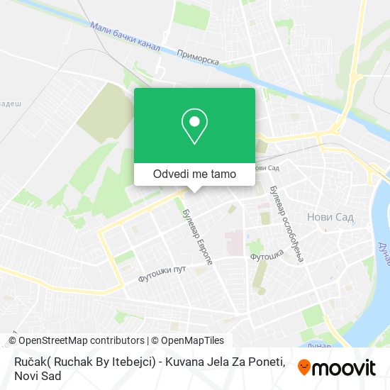 Ručak( Ruchak By Itebejci) - Kuvana Jela Za Poneti mapa