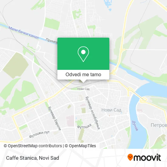 Caffe Stanica mapa