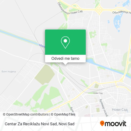 Centar Za Reciklažu Novi Sad mapa