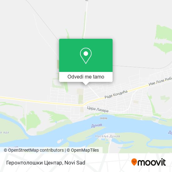 Геронтолошки Центар mapa