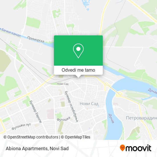 Abiona Apartments mapa