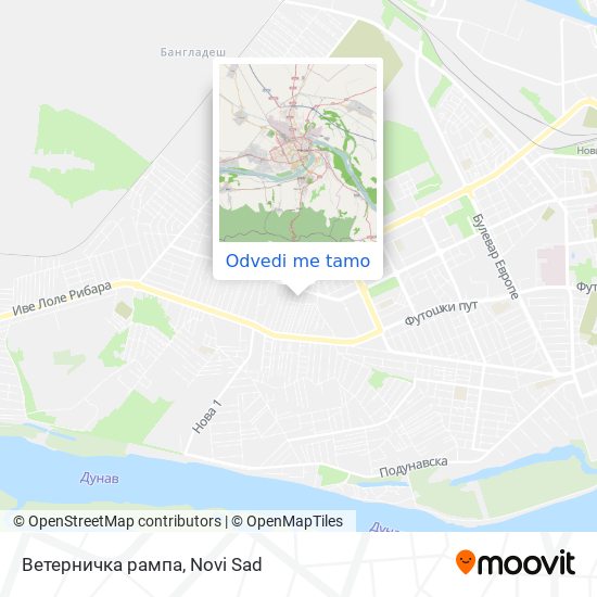 Ветерничка рампа mapa