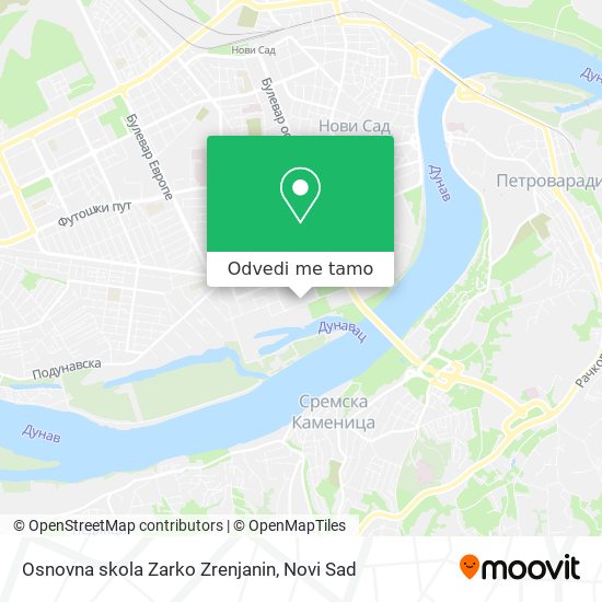 Osnovna skola Zarko Zrenjanin mapa