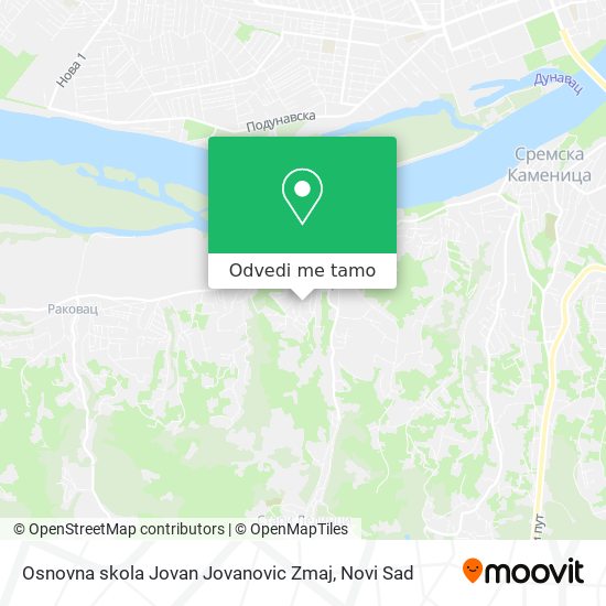 Osnovna skola Jovan Jovanovic Zmaj mapa