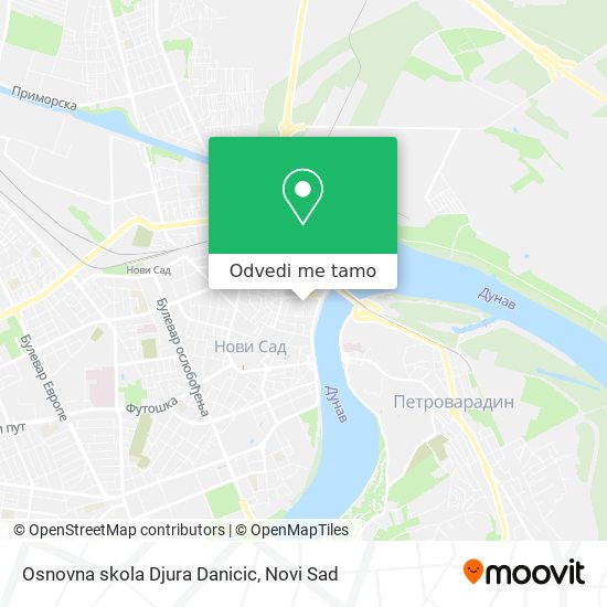 Osnovna skola Djura Danicic mapa