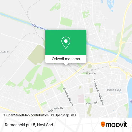 Rumenacki put 5 mapa