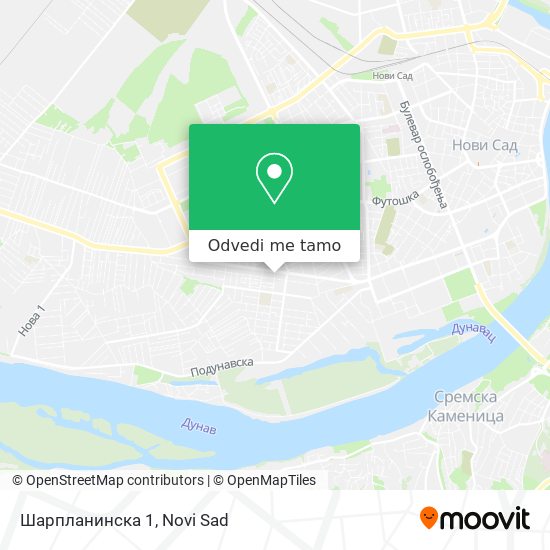 Шарпланинска 1 mapa